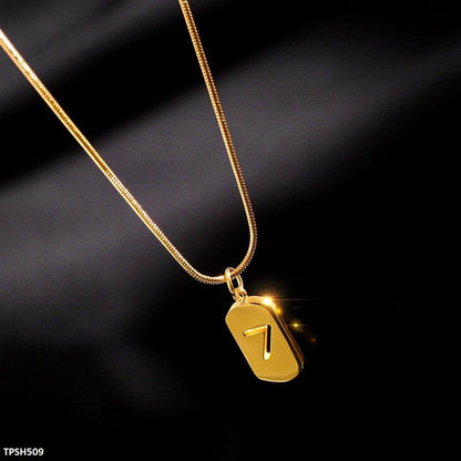 TPSH509 DGF Lucky 7 Number Pendent