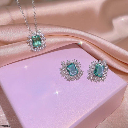 TPSH566 KYC Flower Pendent Set