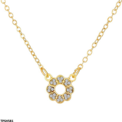 TPSH581 QWN Round Flower Pendent