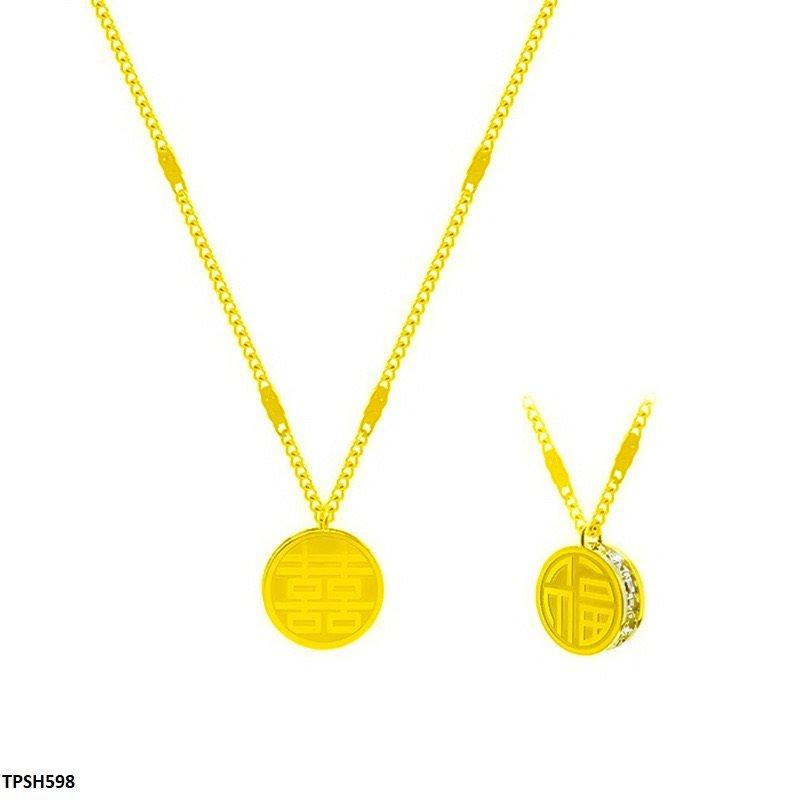 TPSH598 DDJ Round Stainless Steel Pendent