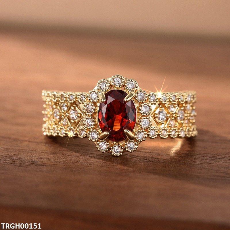 TRGH00151 CSH Oval Stone Ring - TRGH