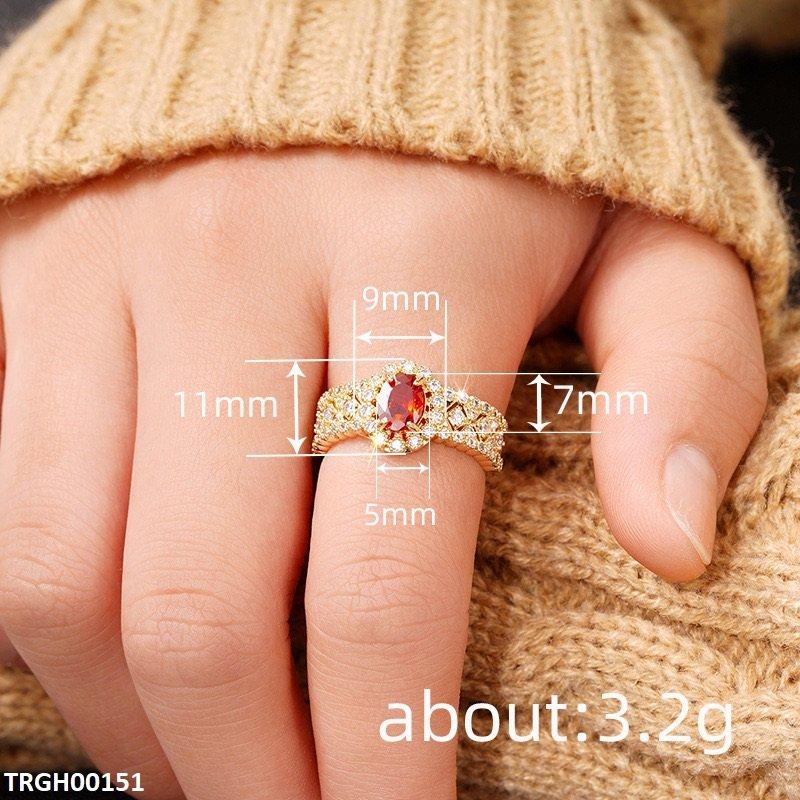 TRGH00151 CSH Oval Stone Ring - TRGH