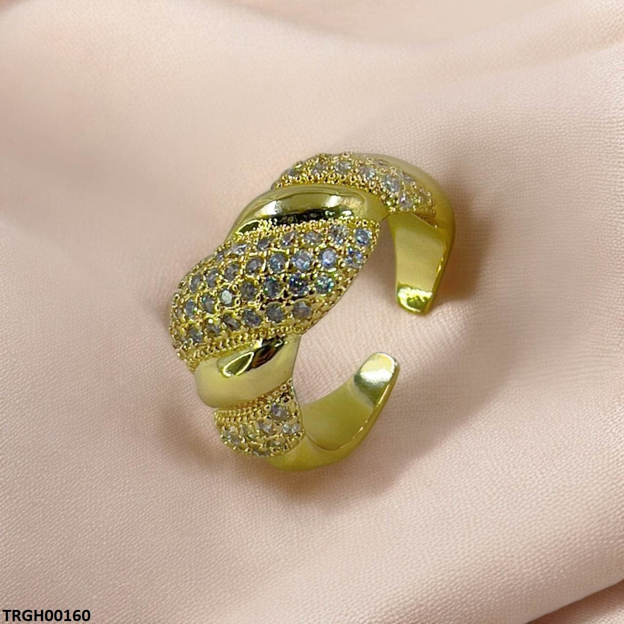TRGH00160 CJD Twisted Ring Adjustable - TRGH