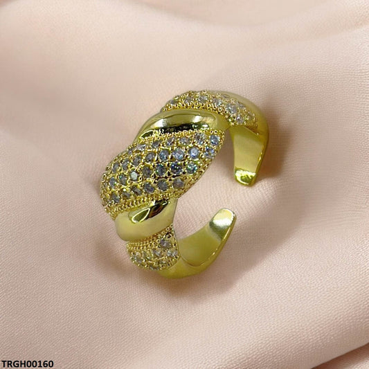 TRGH00160 CJD Twisted Ring Adjustable - TRGH