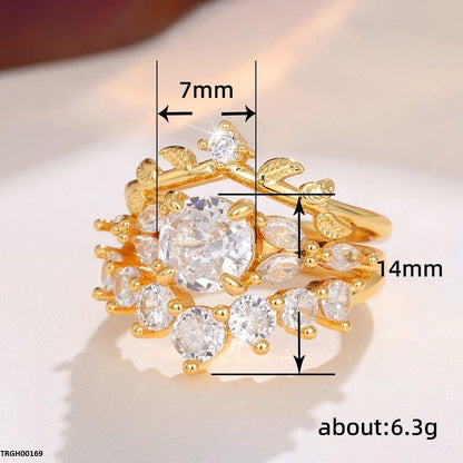 TRGH00169 CSH Double Crown Ring - TRGH