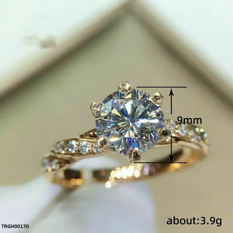 TRGH00170 CSH Imp Round Cut Moissanite Ring - TRGH