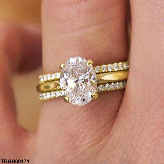 TRGH00171 CSH Oval Triplet Ring - TRGH
