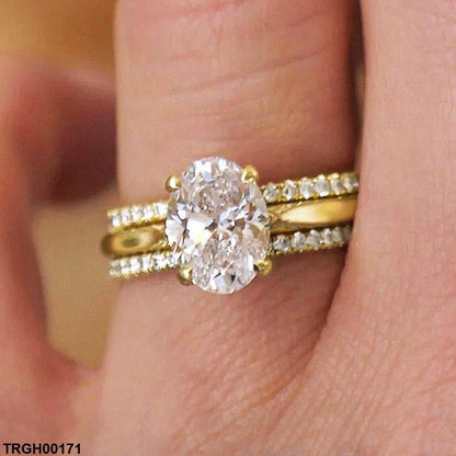 TRGH00171 CSH Oval Triplet Ring - TRGH