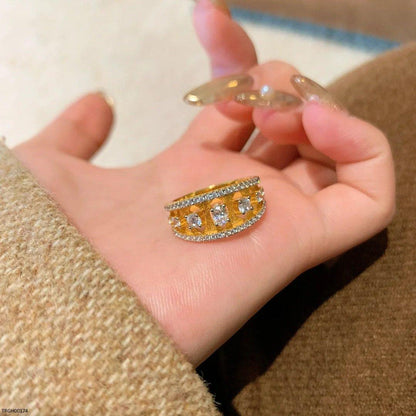 TRGH00174 GWH Luxury Crown Ring - TRGH