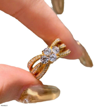 TRGH00177 GWH Triple Sparkle ring - TRGH