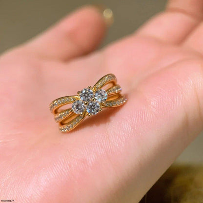 TRGH00177 GWH Triple Sparkle ring - TRGH