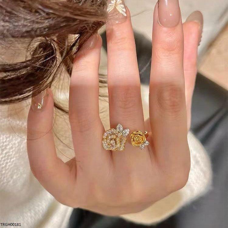 TRGH00181 GWH Gilded Roses Ring - TRGH