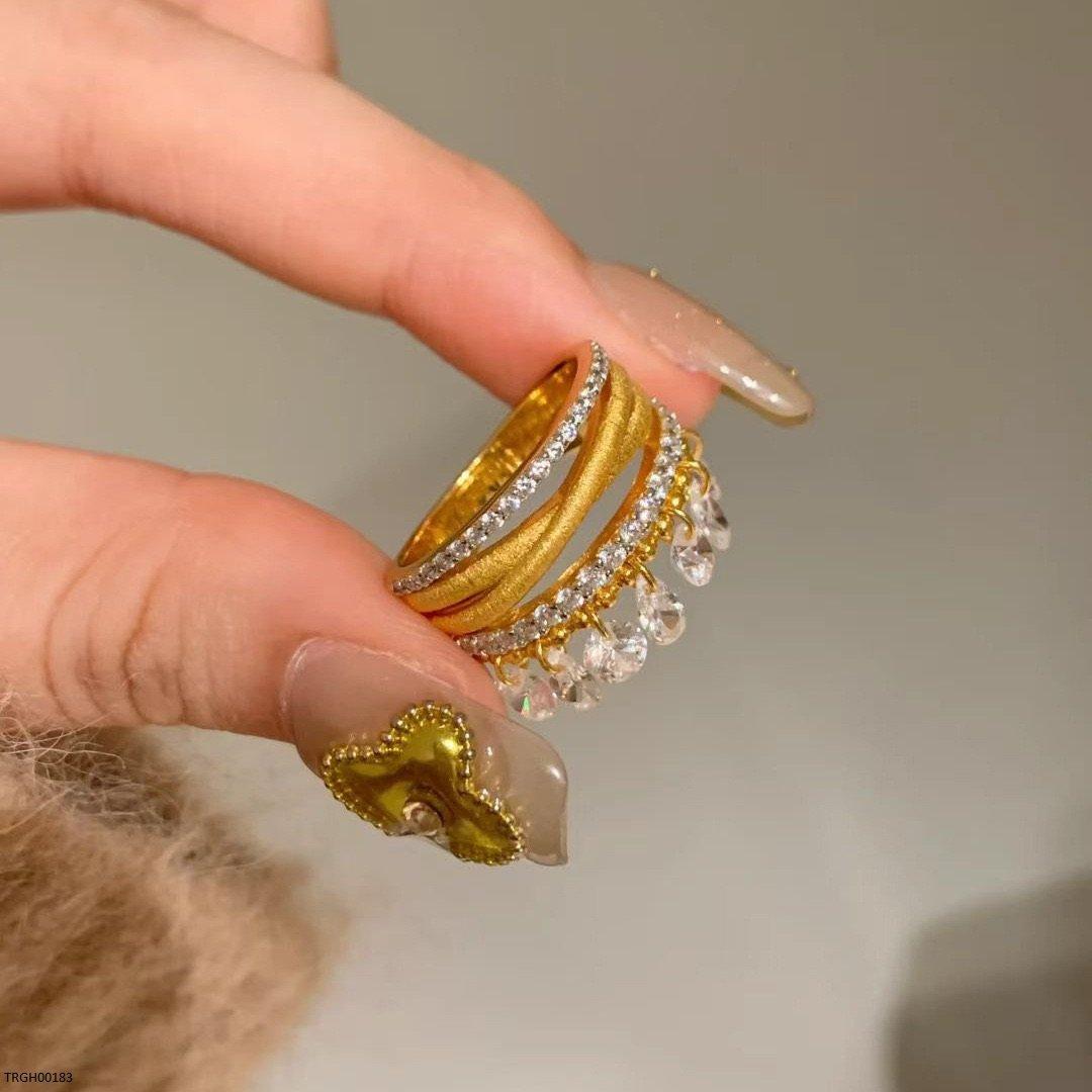 TRGH00183 GWH Tear Drop Adjustable Ring - TRGH