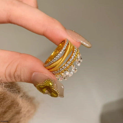 TRGH00183 GWH Tear Drop Adjustable Ring - TRGH