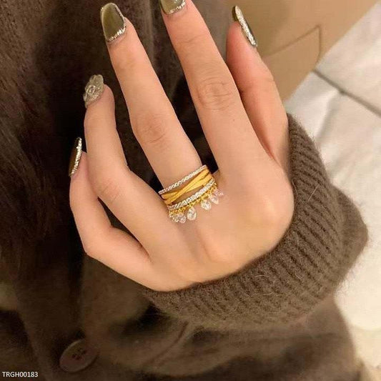 TRGH00183 GWH Tear Drop Adjustable Ring - TRGH