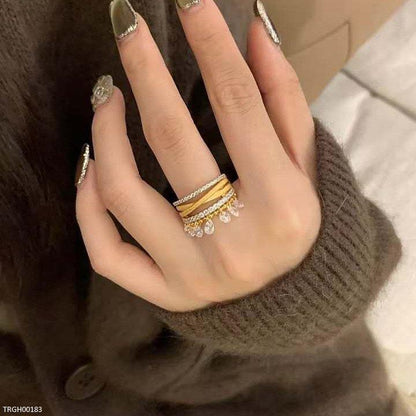 TRGH00183 GWH Tear Drop Adjustable Ring - TRGH