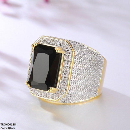 TRGH00188 KYC Imp Rectangle Zircon Ring - TRGH