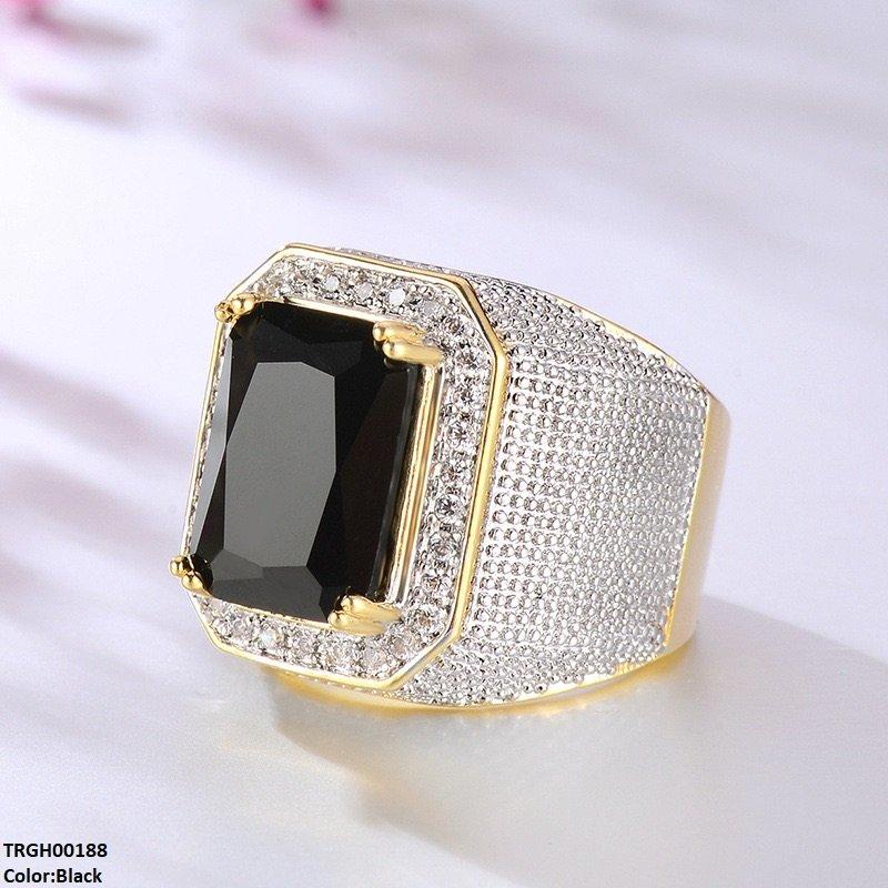 TRGH00188 KYC Imp Rectangle Zircon Ring - TRGH