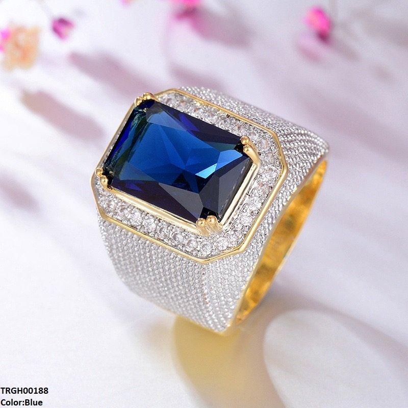 TRGH00188 KYC Imp Rectangle Zircon Ring - TRGH