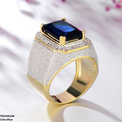TRGH00188 KYC Imp Rectangle Zircon Ring - TRGH