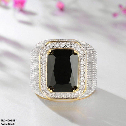 TRGH00188 KYC Imp Rectangle Zircon Ring - TRGH