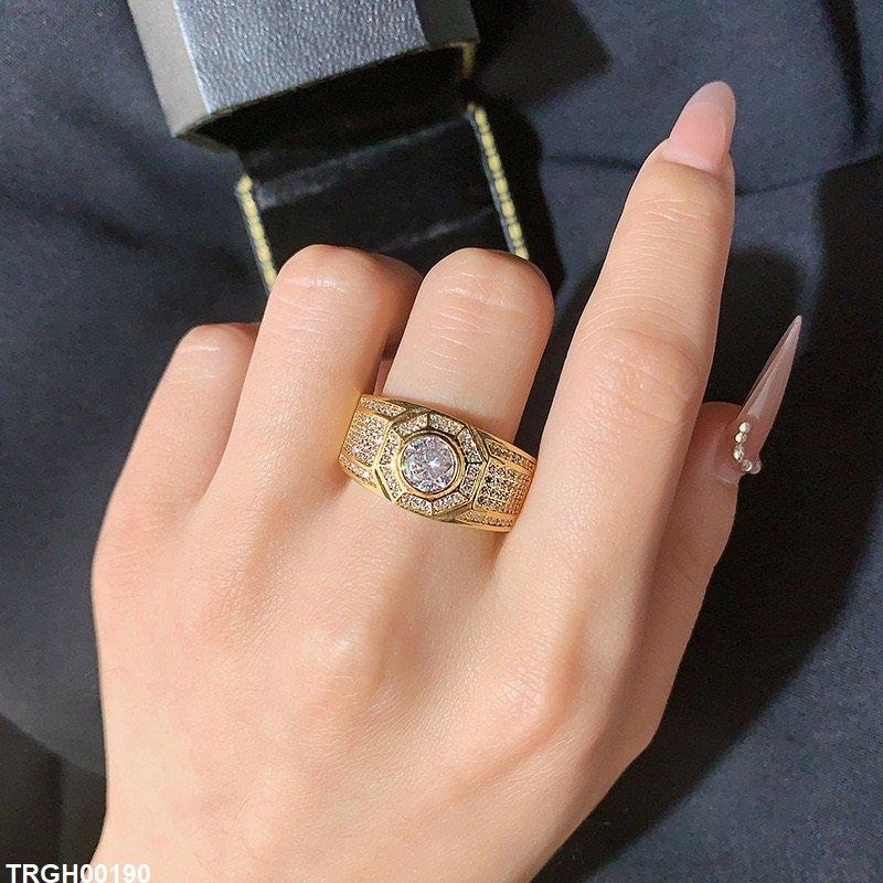 TRGH00190 KYC Imp Round Stone Ring - TRGH