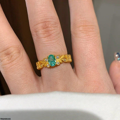 TRGH00192 BJF Oval Stone Adjustable Ring - TRGH