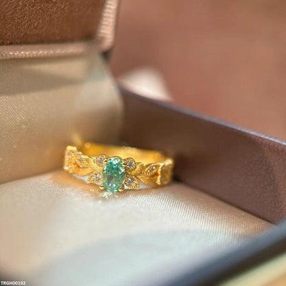 TRGH00192 BJF Oval Stone Adjustable Ring - TRGH