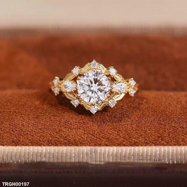 TRGH00197 BJF Flower Ring Adjustable - TRGH