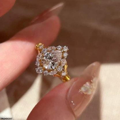 TRGH00207 GWH Tear ZIRCON  Ring Adjustable - TRGH