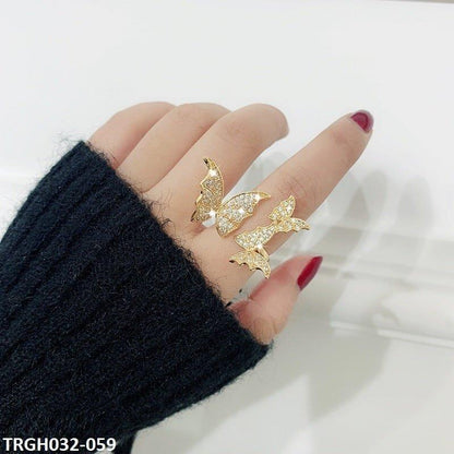 TRGH032 DNG Ring Butterfly Adjustable
