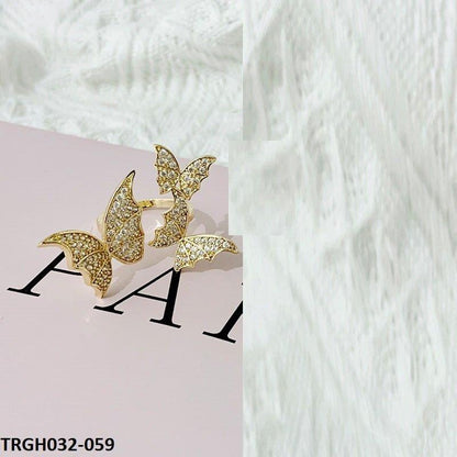 TRGH032 DNG Ring Butterfly Adjustable