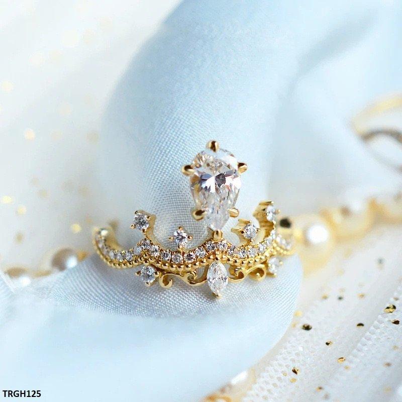 TRGH125 BJF Crown/Tear Stone Ring Adjustable