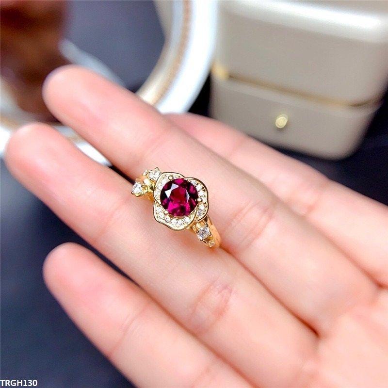 TRGH130 KRL Round Flower Ring Adjustable
