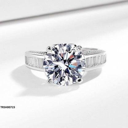 TRSH00715 BLX Cubic Zircon Silver Ring Adjustable - TRSH