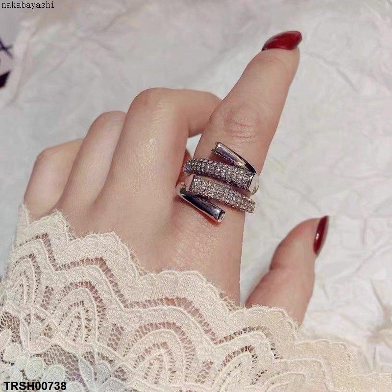 TRSH00738 CJD Double Round Stick Ring Adjustable - TRSH