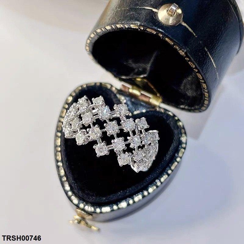 TRSH00746 CJD Cross Stone Ring - TRSH