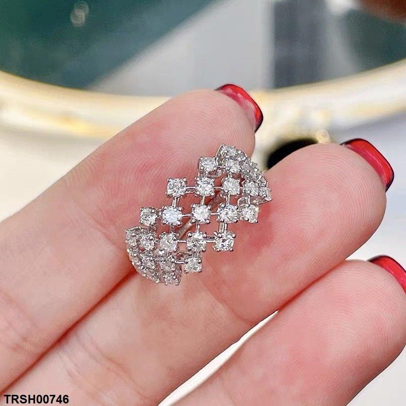 TRSH00746 CJD Cross Stone Ring - TRSH