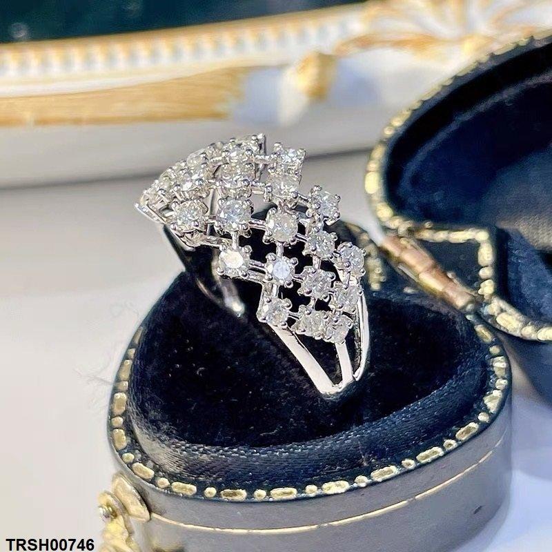 TRSH00746 CJD Cross Stone Ring - TRSH