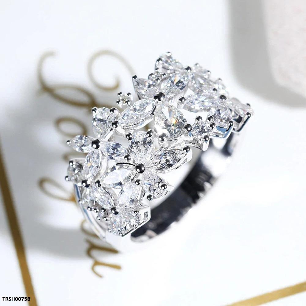 TRSH00758 CSH Marquise Flower Ring - TRSH