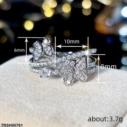 TRSH00761 CSH Double Butterfly Ring - TRSH