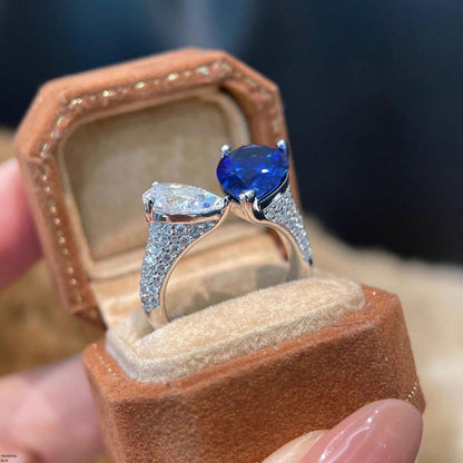 TRSH00765 GWH Doubble Face Tear Adjustable Ring - TRSH