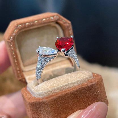 TRSH00765 GWH Doubble Face Tear Adjustable Ring - TRSH