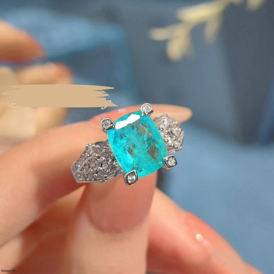 TRSH00772 GWH Azure Square Adjustable Ring -TRSH