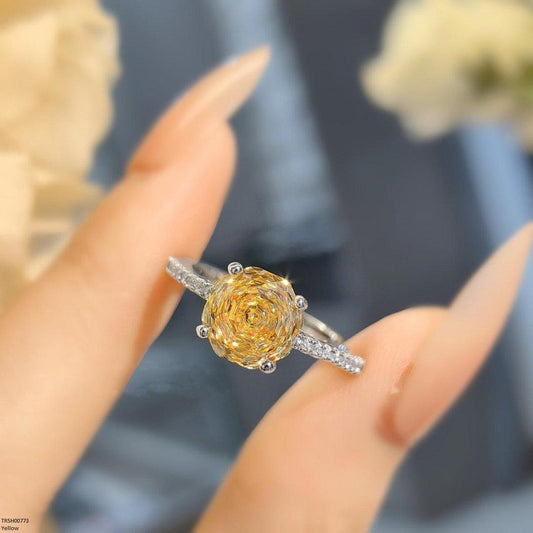 TRSH00773 GWH Imp Round ZIRCON Adjustable Ring - TRSH