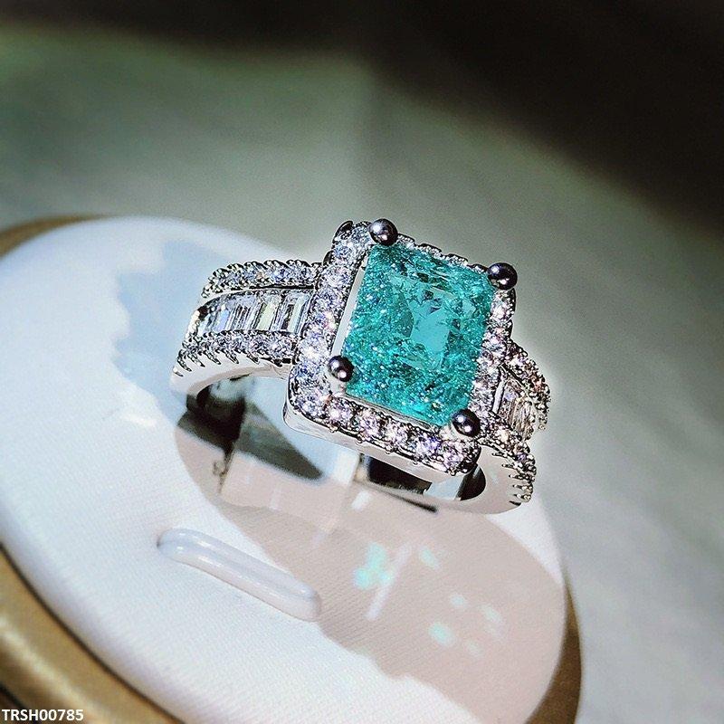 TRSH00785 KYC Imp Rectangle Step Ring - TRSH