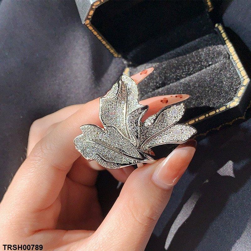 TRSH00789 KYC Imp Leaf Ring Adjustable - TRSH