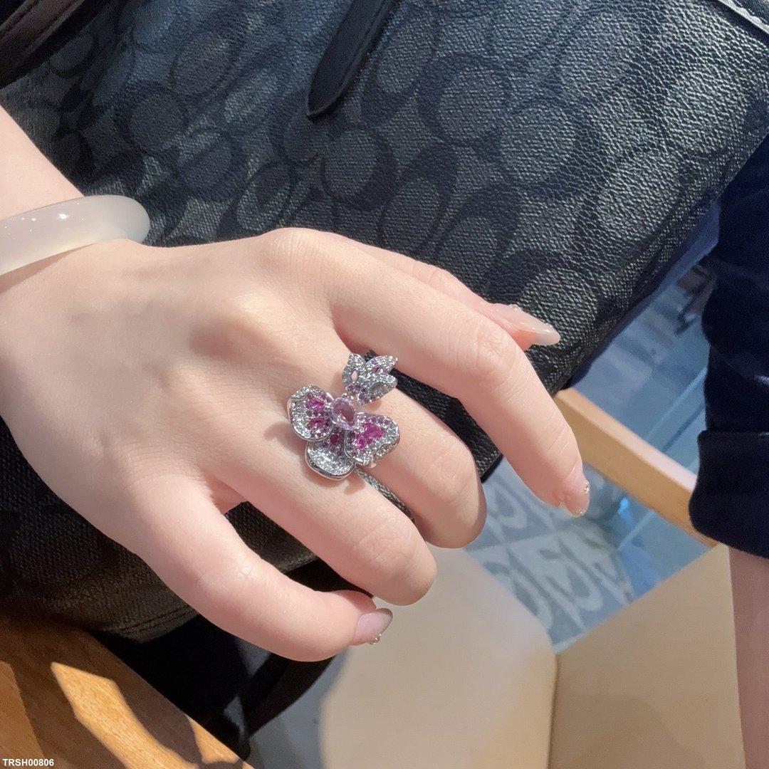 TRSH00806 CJD Flower Ring Adjustable - TRSH