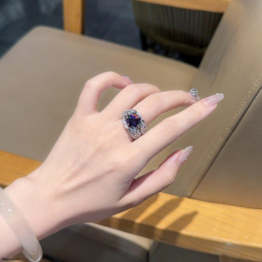 TRSH00811 CJD Leaf Ring Adjustable - TRSH