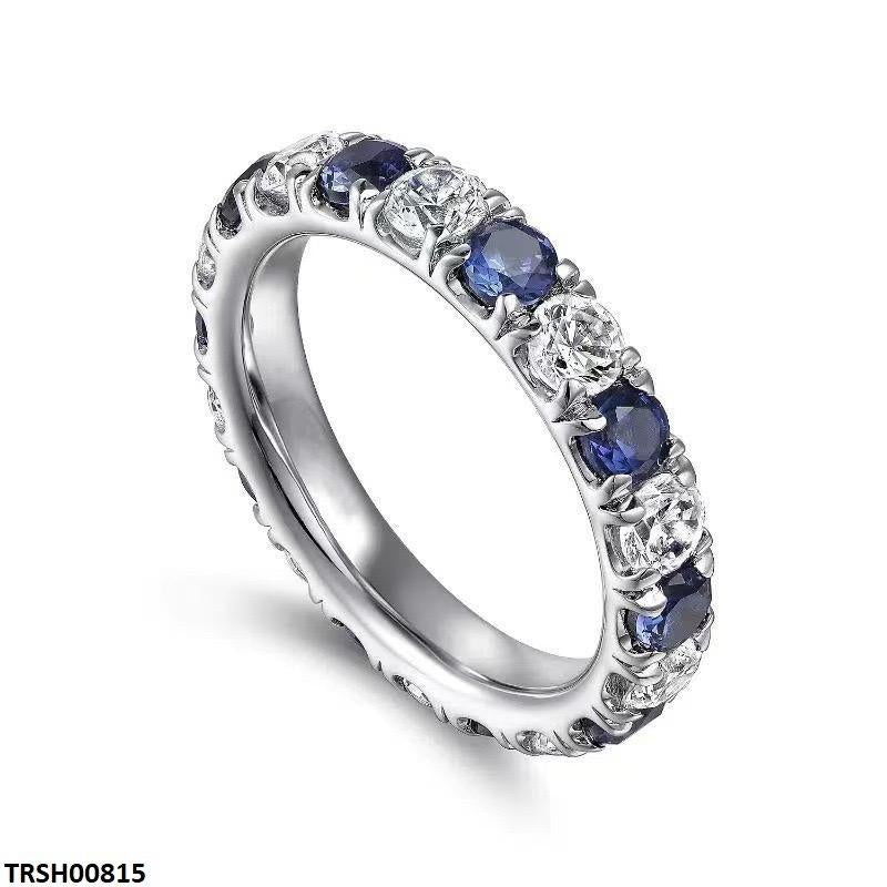 TRSH00815 CSH Round Sapphire Eternity Ring - TRSH